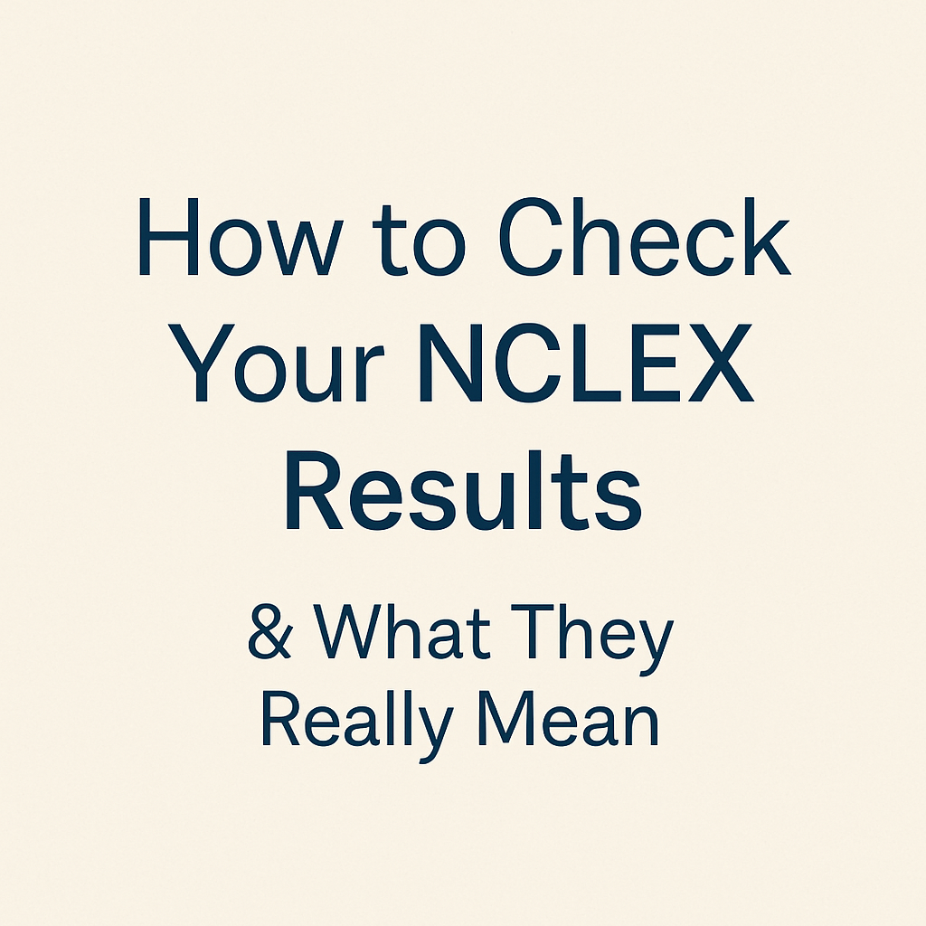 How to Check Your NCLEX Results & What They Really Mean